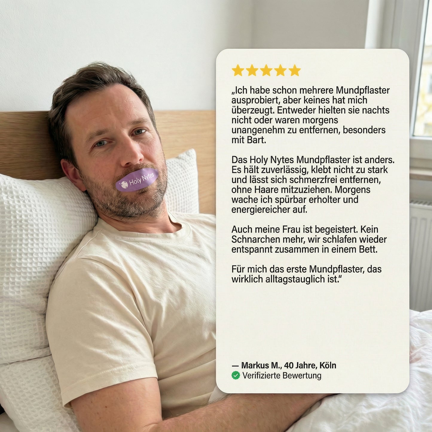 Holy Nytes Mundpflaster mit Lavendelduft